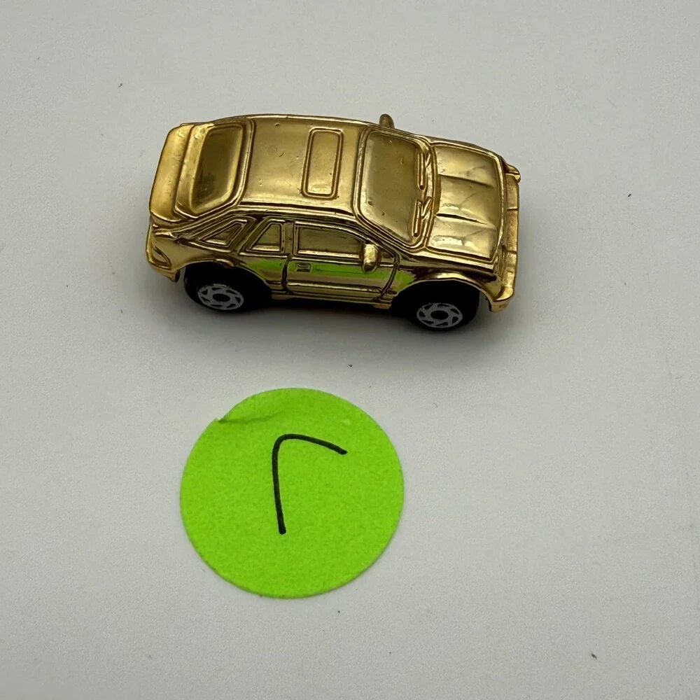 Vintage Micro Machines Gold Chrome Merkur XR4Ti / Ford Sierra Coupe Mail In